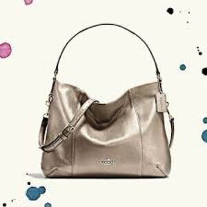 Coach Isabell Metallic Shoulder Bag